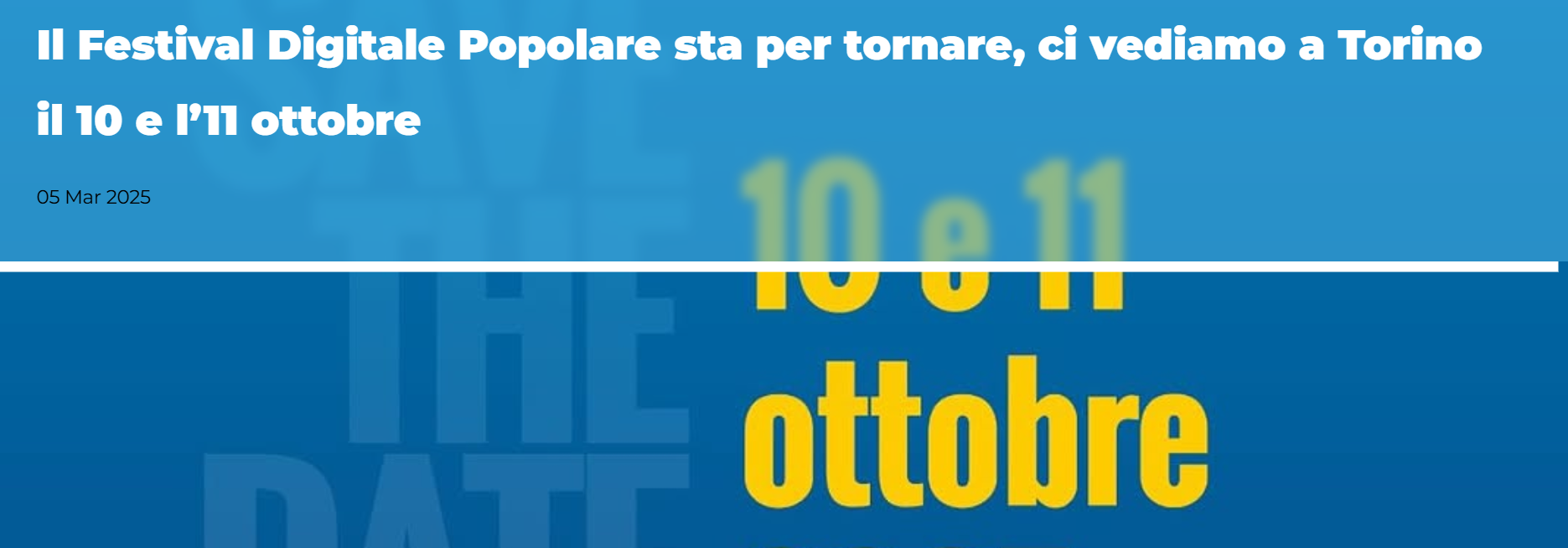 Festival Digitale Popolare